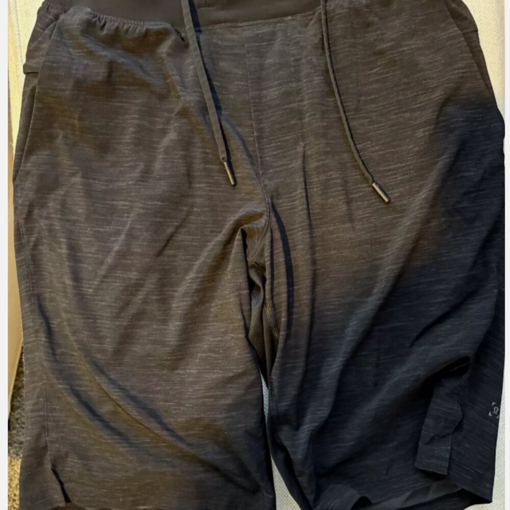 TWO PAIRS OF LIMITED EDITION LULULEMON LINED PACEBREAKER 9" ATHLETIC SHORTS